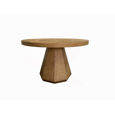 Table de salle à manger ronde avec plateau tournant