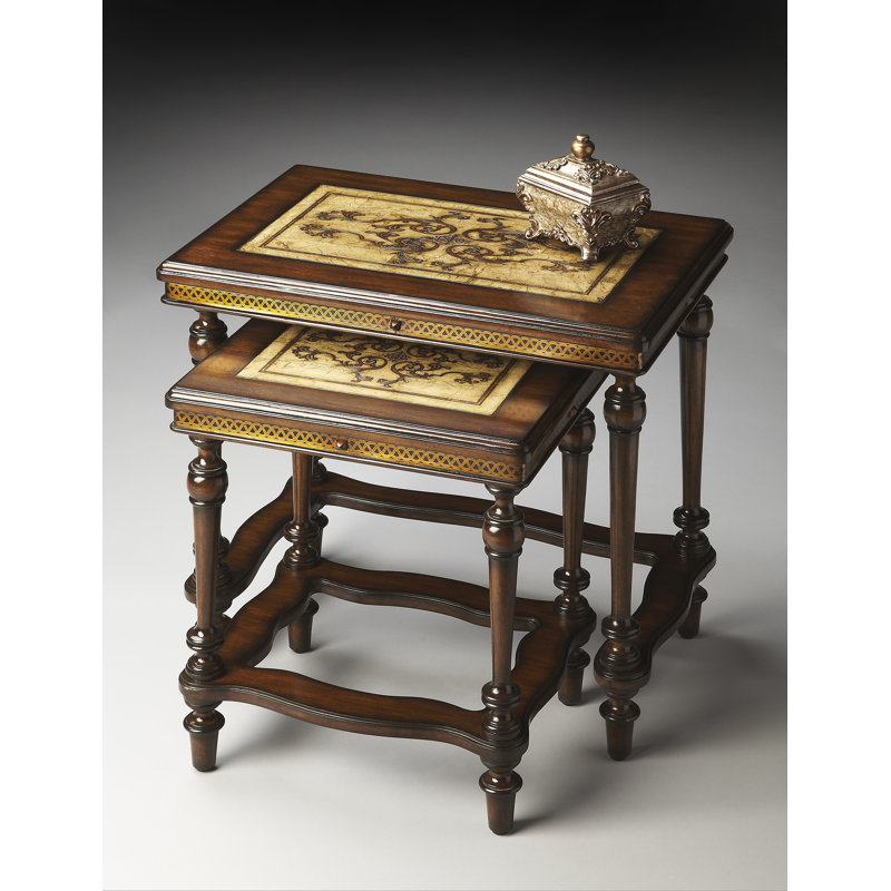 Gregorio Rectangular Stone Nesting Tables