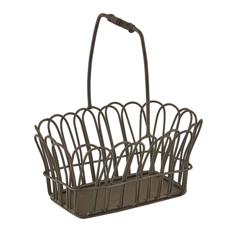 Metal Rectangle Flatware Caddy