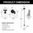 Choi 1 - Light Matte Black Single Pendant(3-Pack)-2088434360