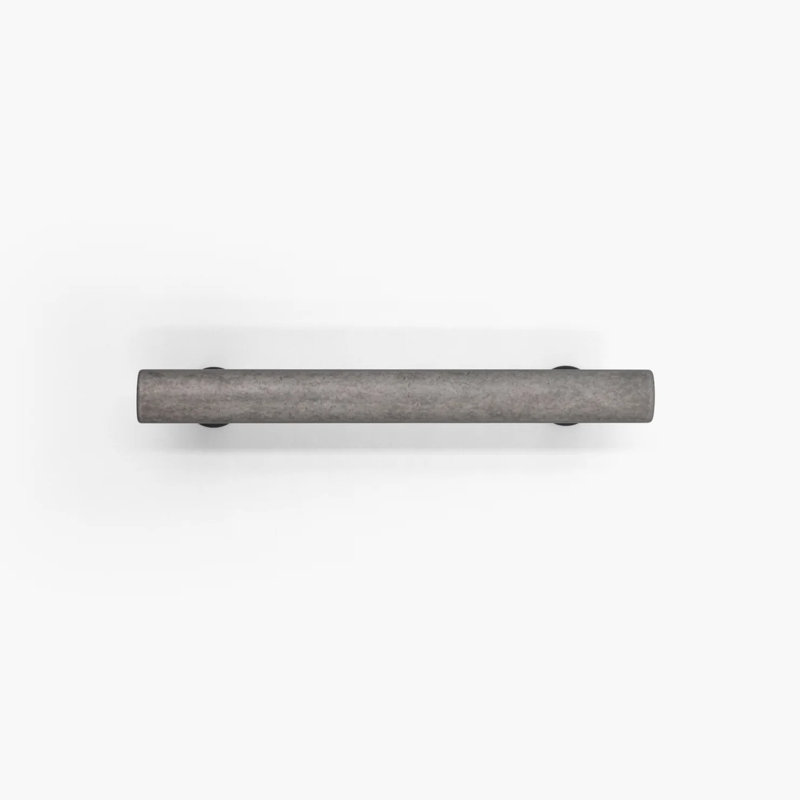 Mod Two Tone Bar / Handle Pull, Matte Black/Weathered Nickel, 5"