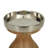 11.55'' H Wood Tabletop Candlestick