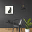 Red Barrel Studio «Black Cat II» par Chris Paschke, art mural en verre acrylique ACR-25074