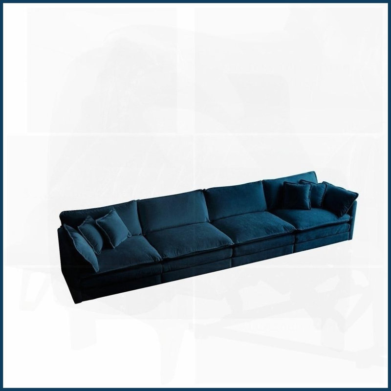 Canapé modulaire 4 places Modern, Blue
