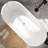 67'' x 31.5'' Freestanding Soaking Acrylic Bathtub