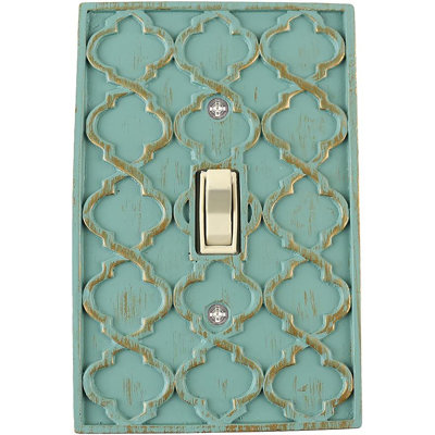 No Subject 1 - Gang Toggle Light Switch Standard Wall Plate