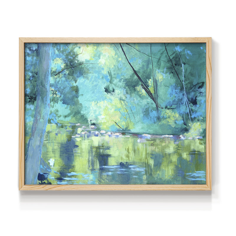 Housatonic River -Framed Print - Restickable