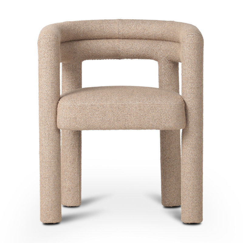 Tacova Dining Chair-Surrey Cocoa, Charter Oatmeal