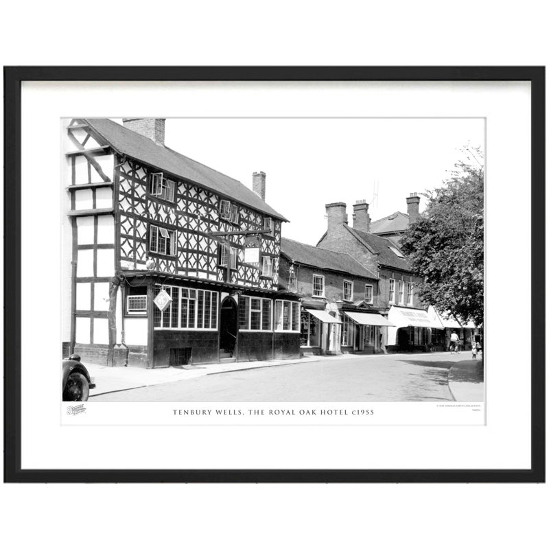 Tenbury Wells, The Royal Oak Hotel C1955 by Francis Frith - Single Picture Frame Print, 60cm H x 80cm W x 2.3cm D