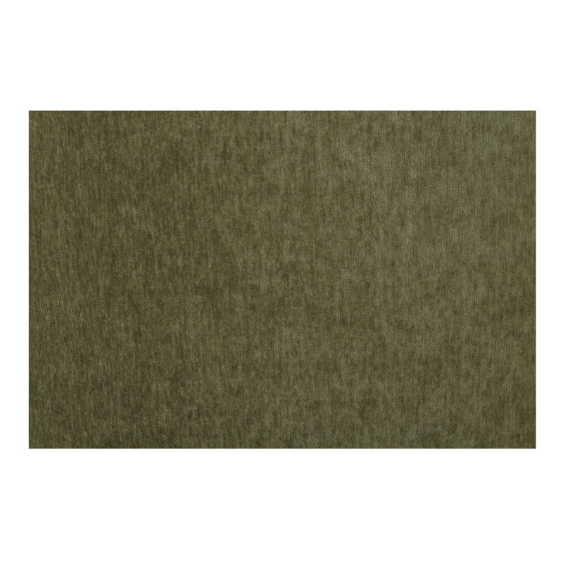 Upholstered Armchair, Dark Green Performance Chenille