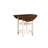 Counter Height Table With 2X Bottom Shelves Drop Side Leaf Kitchen Dining Furniture