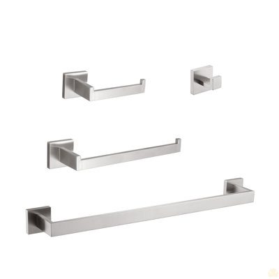 4 - Piece Bathroom Hardware Set