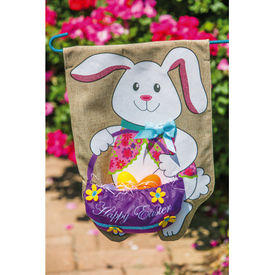 Drapeau de jardin en polyester 18 x 13 po Downers