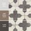 Bouclier d'Irlande avec croix 6 po. X 8 3/8 po Ensemble de carreaux de porcelaine pour plancher et mur-106588705