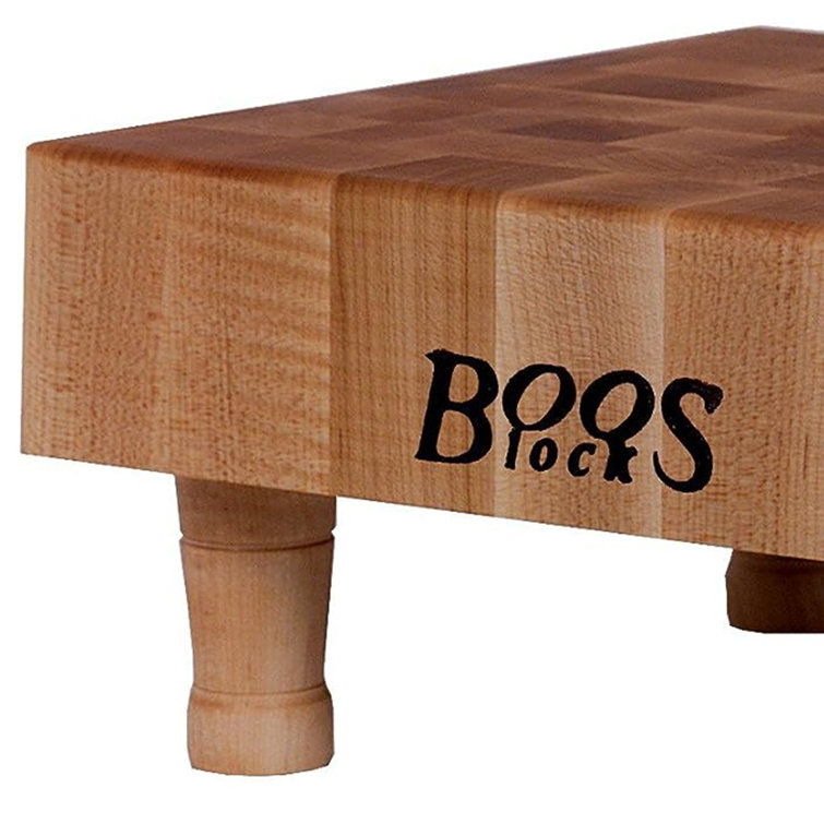 BoosBlock® 4 Thick Butcher Block Cutting Board with Legs