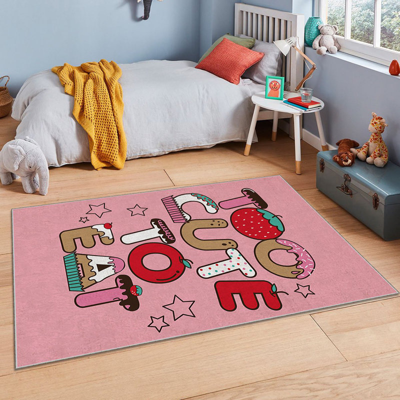 Tapis luxueux, 4,6 x 7,2 pi, 100% polyester, 740 g / m² | Revers en feutre antidérapant, éponge stratifiée pour le confort, antibactérien et facile à nettoyer | Tissu de velours élégant avec impression numérique, lavable à la machine