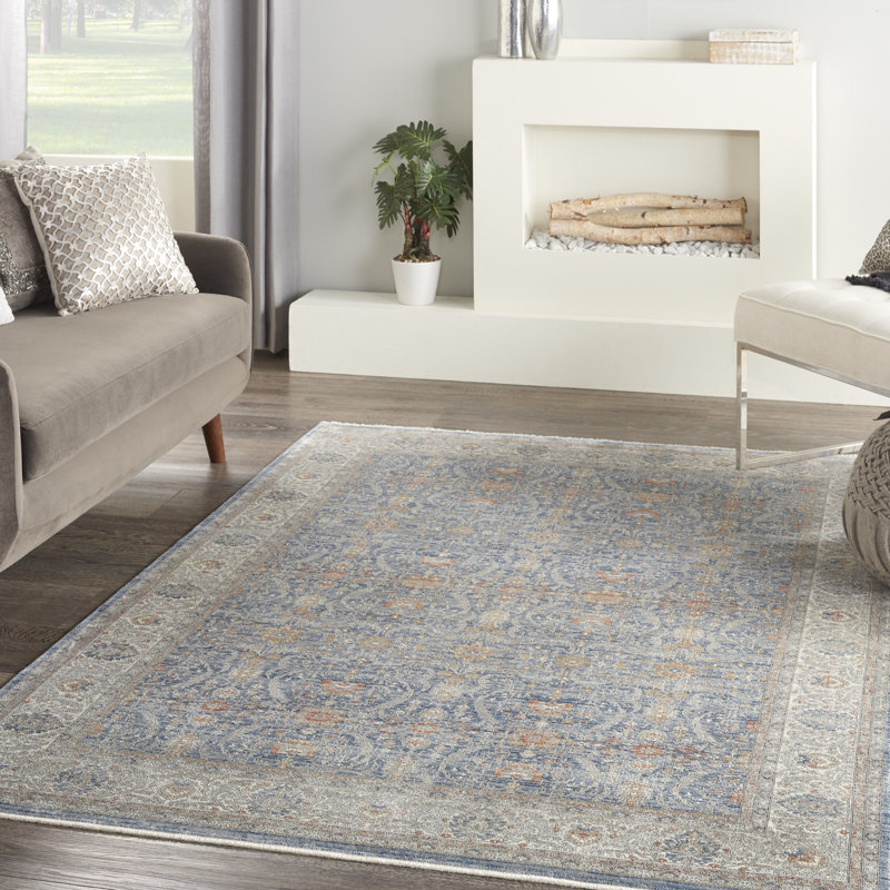 Tapis ivoire Iraida, Rectangle 5 pi 3 po x 7 pi 3 po