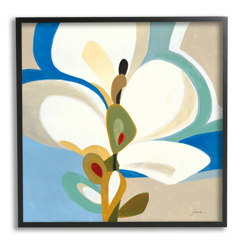 Orchidée blanche et bleue Stupell Industries, giclée par Liz Jardine, H 17 po x l 17 po x P 1,5 po