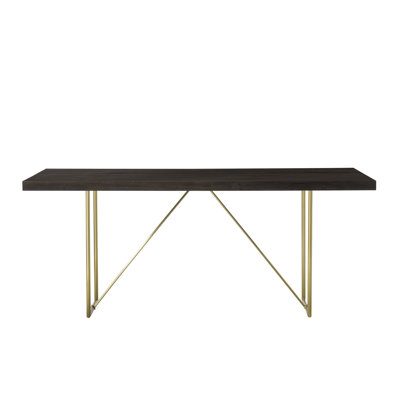 Metal Base Dining Table
