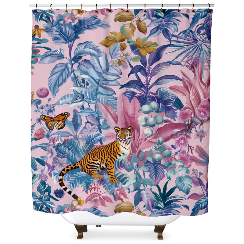 Basia Shower Curtain, 74"H x 71"W