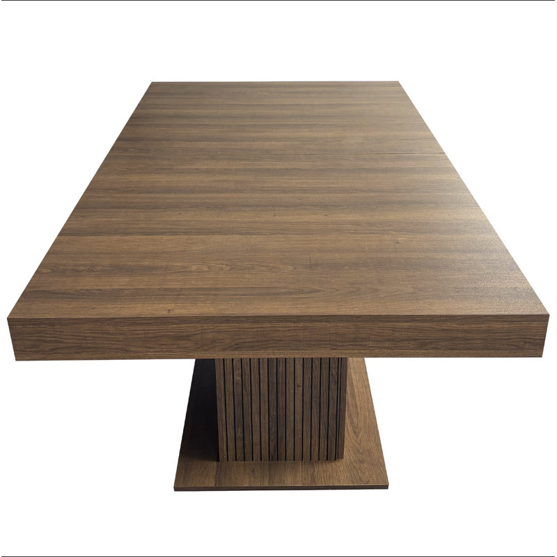 Table de salle à manger extensible avec rangement Table de salle à manger moderne et minimaliste pour 6 à 10 personnes