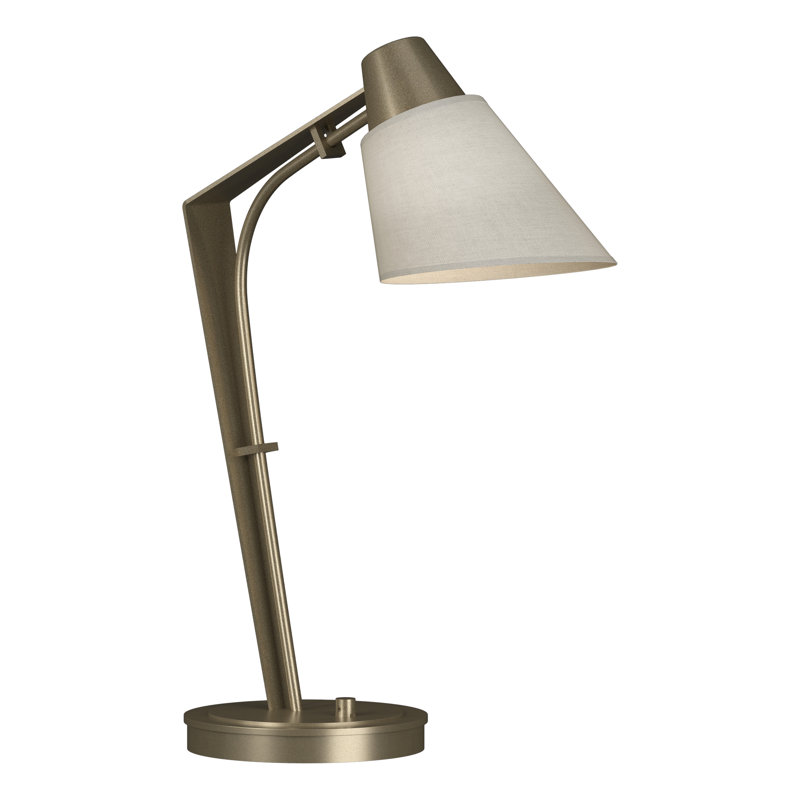 Reach 21.9" Desk Lamp, Soft Gold, Flax