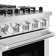 Cosmo 24 in. Haven Collection 3.73 cu. ft. Gas Range with 4 Sealed Burners, Cast Iron Grates, Convection Oven, Stainless Steel