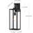 Schock Black Steel Wall Light with High-transparency Glass(Set of 4)-566902659