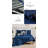 Navy Blue Comforter Set King Boho Bed in a Bag