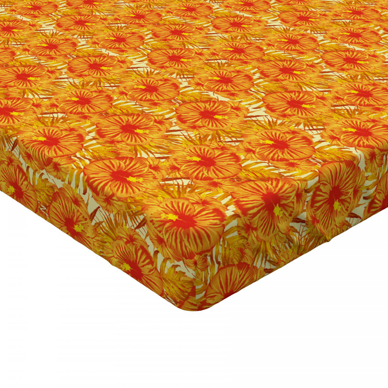 Microfiber Floral Fitted Sheet, Twin XL Fitted Sheet