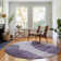 Premium Machine Washable Arnette Purple Rug