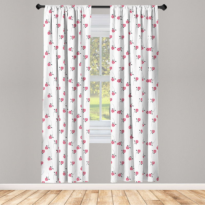 Rideaux 4 panneaux East Urban Home, L 56 po x L 84 po