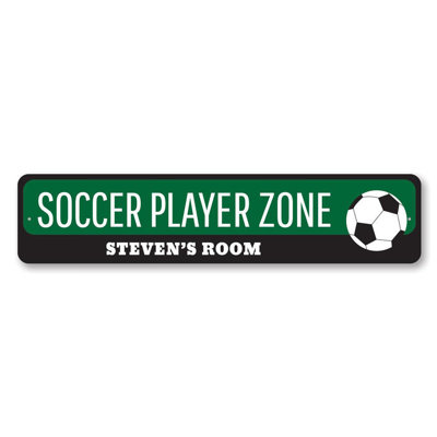 Panneau de soccer en aluminium