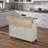 Arlonda Solid Wood Top Kitchen Cart-1681534526