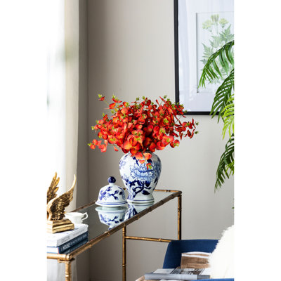 10X10x20"H Red Eucalyptus Bundle Of 6 X4, Bold Bright Realistic Faux Floral For Home Or Office Decoration, 50% Brings Natural Beauty With Vivid Color And Detailing, To Any Space,