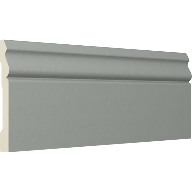 Aberdeen 94.5" Gray Polyurethane Baseboard Moulding