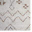 Hand Knotted Wool Area Rug in Cream/Brown-129086861