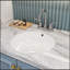 Robinet de lavabo de salle de bain à 2 poignées certifiées CUPC 12,06 po d'Uniwa (finition chromée)-119318080