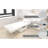 Convertible 4-in-1 Sofa Bed: Modern Foldable Ottoman Sleeper With Adjustable Backrest For Living Room Or Small Apartment, 36" Width - White
