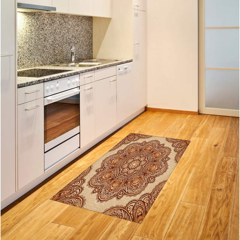 Tapis décoratif à haute densité en fibre de coton à haute densité, Rectangle 2 pi 7 po x 5 pi