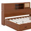 Lit de jour en bois avec tiroirs, tablette et ports USB-383333501-383333499