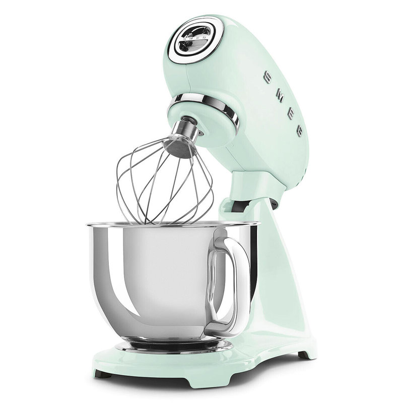 Batteur sur socle Smeg, Vert pastel