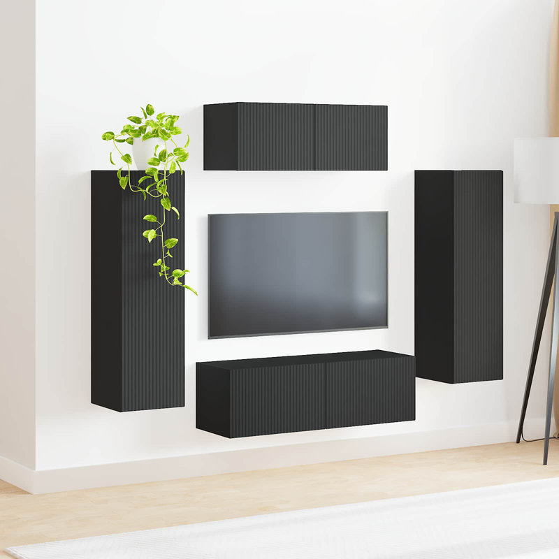 TV Stand for TVs up to 77", Black