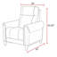 Fauteuil inclinable électrique Power Leg Leg P2-1584686898