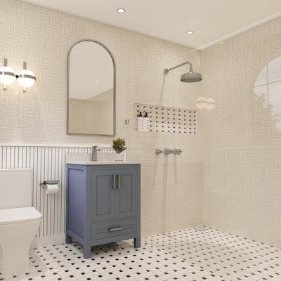Ensemble de meuble-lavabo simple Rooh