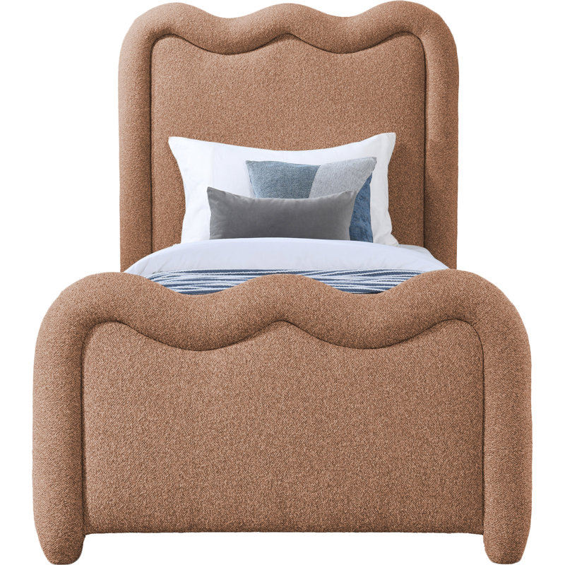 Gavin Chenille Fabric, Twin, Cognac Chenille Fabric