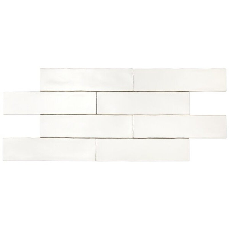 Bayou 3x12 Matte Ceramic Subway Tile, Pure White