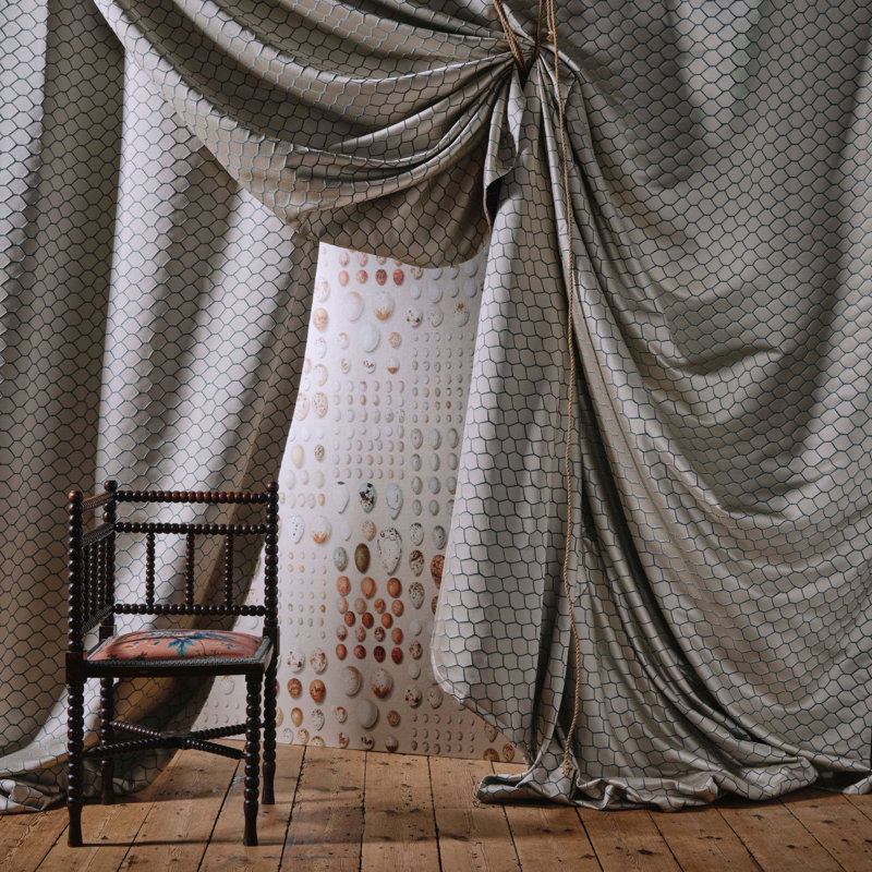 Giles Deacon Lakeland Paradis Velvet Fabric, Sandstone