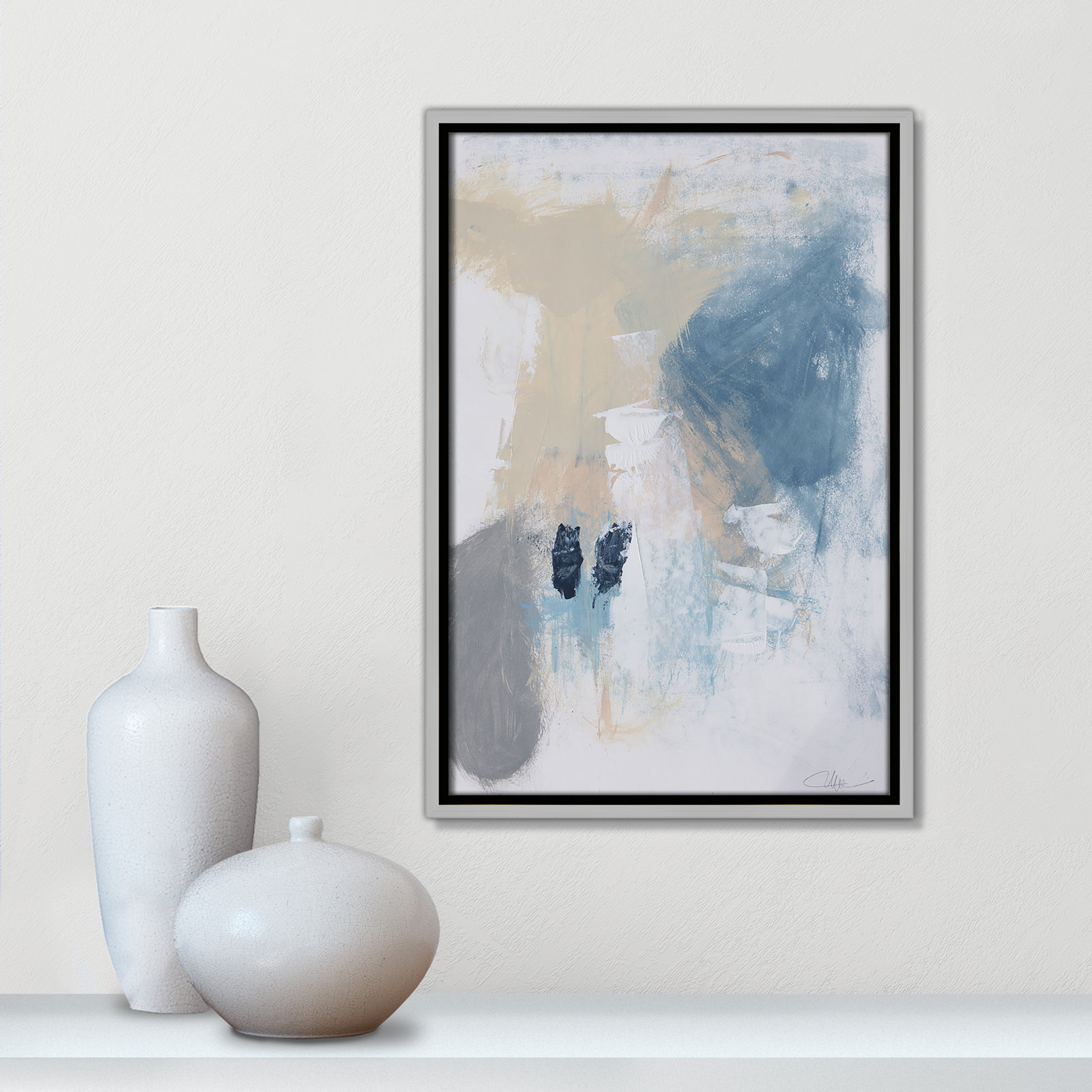 Coastal Carnival II Print by Casa Fine Arts, No Mat, 19.5" H x 13.5" W x 2" D, Silver Floater Framed Canvas