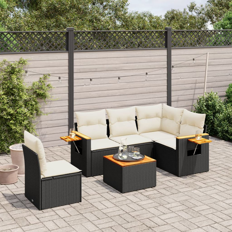 Ensemble de canapé de jardin Vidaxl PE